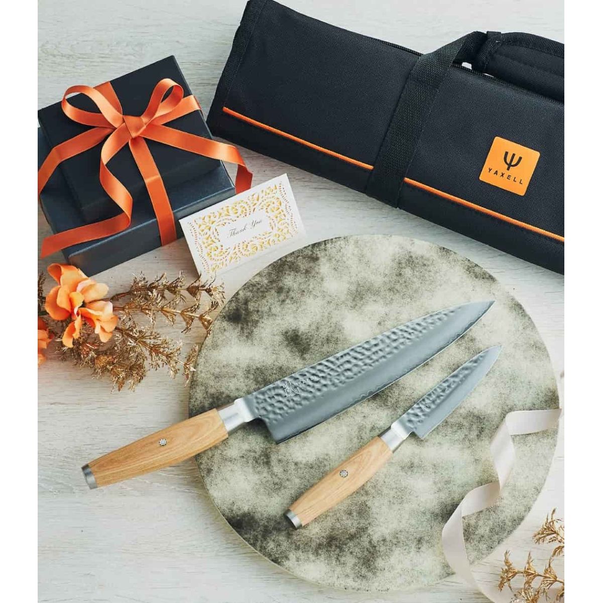 Yaxell Knives Set 3 pcs with Knife Case Ketu Limited Edition 34900-093