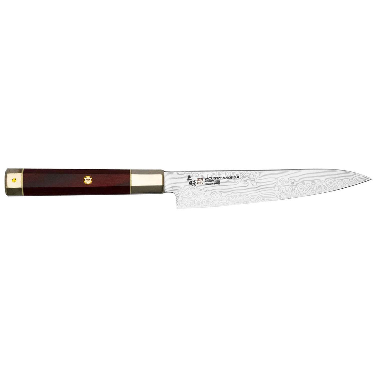 Mcusta zanmai Damascus Utility Knife 15 cm Ultimate Aranami ZUA-1002C